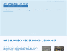 Tablet Screenshot of das-immobilienhaus.de